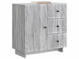 Sideboard Grey Sonoma 66 x 34.5 x 90 cm Engineered Wood 893941