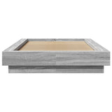 Bed Frame without Mattress Grey Sonoma 90x200 cm 3281215