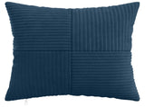 Cushion Cover 12 pcs ALMELO Navy Blue 50 x 50 cm Corduroy 914919