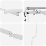 Awning Frame White 400 x 300 cm Aluminium 143037