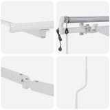 Awning Manual White 3 x 2.5 m Metal 313209