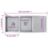 Handmade Kitchen Sink Stainless Steel 145081