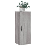 Wall Mounted Cabinet Grey Sonoma 34.5x34x90 cm Engineered Wood 835000