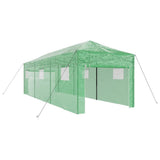 Greenhouse with Pop-up Frame Green 290 x 870 x 315 cm Iron 42006646