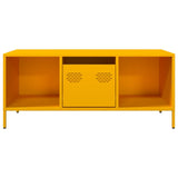 ZNTS Coffee Table Mustard Yellow 101.5x50x43.5 cm Cold-rolled Steel 851277