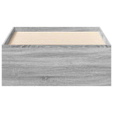 Bed Frame without Mattress Grey Sonoma 75x190 cm Small Single Small Single 3203850