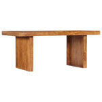 ZNTS Dining Table 180x90x75 cm Solid Acacia Wood 247491