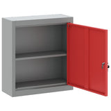 Tool Cabinet with Shelf Red and Grey 50 x 20 x 55 cm Steel 4103470
