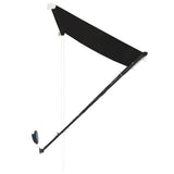Retractable Awning with LED 200x150 cm Anthracite 145916