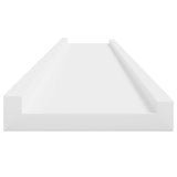 Wall Shelves 4 pcs White 100x9x3 cm 326663