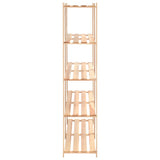 5-Tier Storage Racks 5 pcs 170x38x170 cm Solid Pinewood 500 kg 3051111