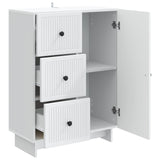 Sideboard with Drawer White 66 x 34.5 x 90 cm Engineered Wood 893935