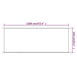 Vertical Awning Blue 140x1200 cm Oxford Fabric 148464