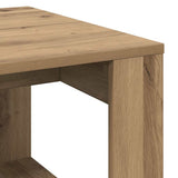 Side Table Artisan Oak 50x50x35 cm Engineered Wood 856689