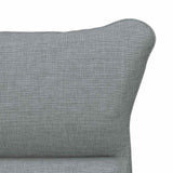 Armchair Light Grey 69 x 74 x 93 cm Fabric 42001865