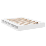 Bed Frame without Mattress White 150x200 cm King Size 3280468
