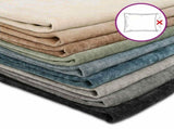 Cushion Cover 6 pcs HEERLEN Anthracite 60 cm Chenille Fabric 922954