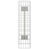Gabion Faucet Silver 25 x 25 x 100 cm Stainless Steel 42013414