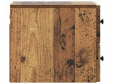 Wall-Mounted Bedside Cabinet Old Wood 33 x 34.5 x 40 cm 897971