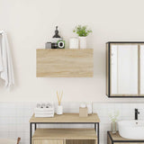 Bathroom Wall Cabinet Sonoma Oak 60x25x30 cm Engineered Wood 860060