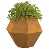 Planter Rusty 100 x 100 x 80 cm Weathering Steel 884036