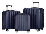 3 Pcs Suitcase Lightweight ABS Carry-on Hand Luggage 4 Spinner Wheels Trolley Case 20995564
