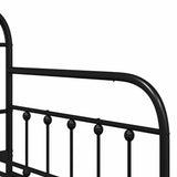 Daybed Frame Black 90 x 200 cm Powder-Coated Steel 42002631