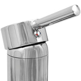 Bathroom Basin with Mixer Tap Ceramic Round White 275494