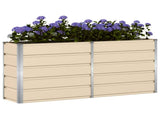 Planter Ivory 160 x 40 x 75 cm Steel 42018083