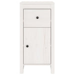 Sideboards 2 pcs White 40x35x80 cm Solid Wood Pine 813757