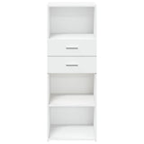 Highboard White 45x42.5x124 cm Engineered Wood 846166