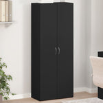 ZNTS File Cabinet Black 60x32x153 cm Engineered Wood 3276645