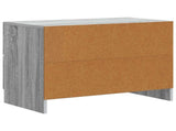 Bedside Cabinet Grey Sonoma 62 x 34.5 x 44.5 cm Engineered Wood 895701