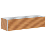 Garden Raised Bed 290 x 100 x 68 cm Galvanised Steel 42017368