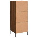 Sideboard Brown Oak 34.5x34x90 cm Engineered Wood 830459