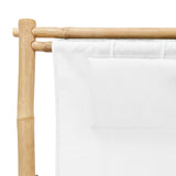 Deck Chair Cream White Bamboo, Canvas Standard 318594