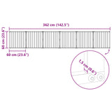 Dog Gate 6 pcs Black 60 x 60 cm Galvanised Steel 892021