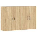 Wall Mounted Cabinets 2 pcs Sonoma Oak Engineered Wood 3197883