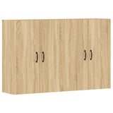 Wall Mounted Cabinets 2 pcs Sonoma Oak Engineered Wood 3197883