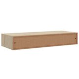 Wall-mounted Drawer Shelf Oak 60x23.5x10cm MDF 330261