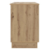 Desk with Shelf Artisan Oak 142.5 x 50 x 75 cm Engineered Wood 3414629