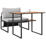 Outdoor Steel Seating 2 pcs Light grey Steel 42004138