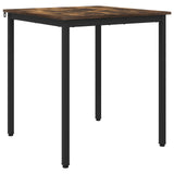 Dining Tables 70 x 70 x 75 cm Engineered Wood Smoked Oak Square 892622