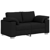 Sofa Black 160 x 77 x 82 cm Fabric 4105219