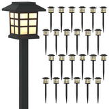 Outdoor Solar Lights with Ground Spike 24 pcs Warm White PP 42042717