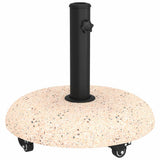 Parasol Base 21kg Yellow Concrete Round 42007320