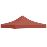 Party Tent Roof 3x3 m Terracotta 270 g/m 315324