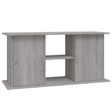 Aquarium Stand Grey Sonoma 121x41x58 cm Engineered Wood 833621