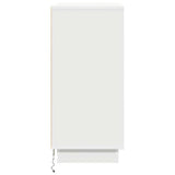 LED Sideboard for White 71 x 34.5 x 75 cm Engineered Wood 869642