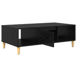 Coffee Table Black Oak 102 x 55 x 35 cm Engineered Wood 875121
